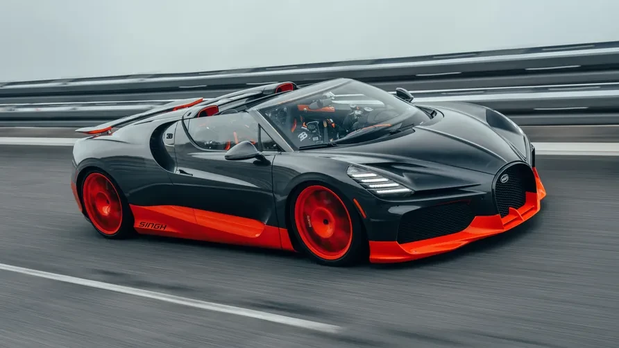 With a top speed of 282 MPH, Bugatti has broken the record for open-roof road cars.
